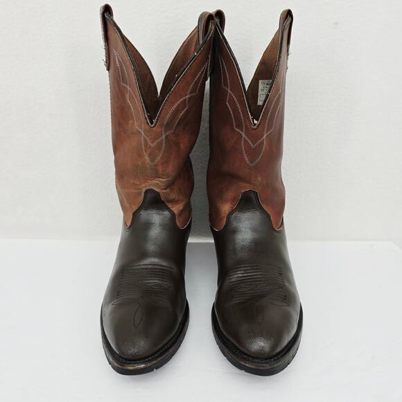 Double H Men\'s Western Cowboy Boots Leather Brown 11.5 main image 3